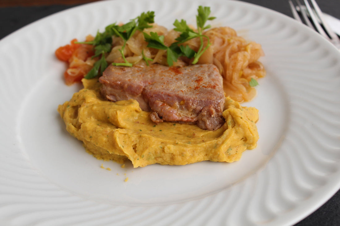 Atum com batata doce