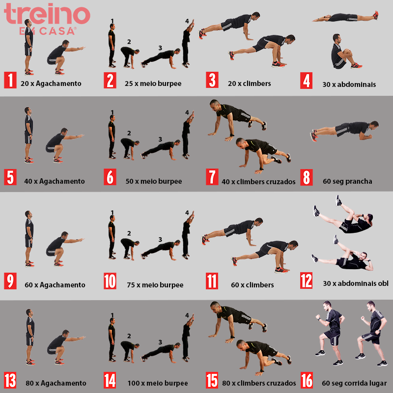 Treino do dia