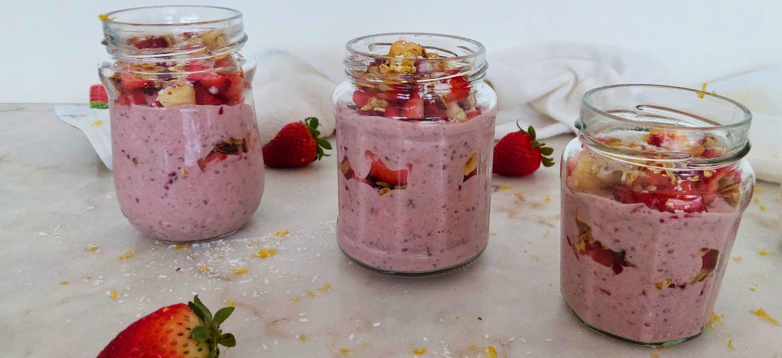 Receita Pequeno-Almoço Overnight Proteico