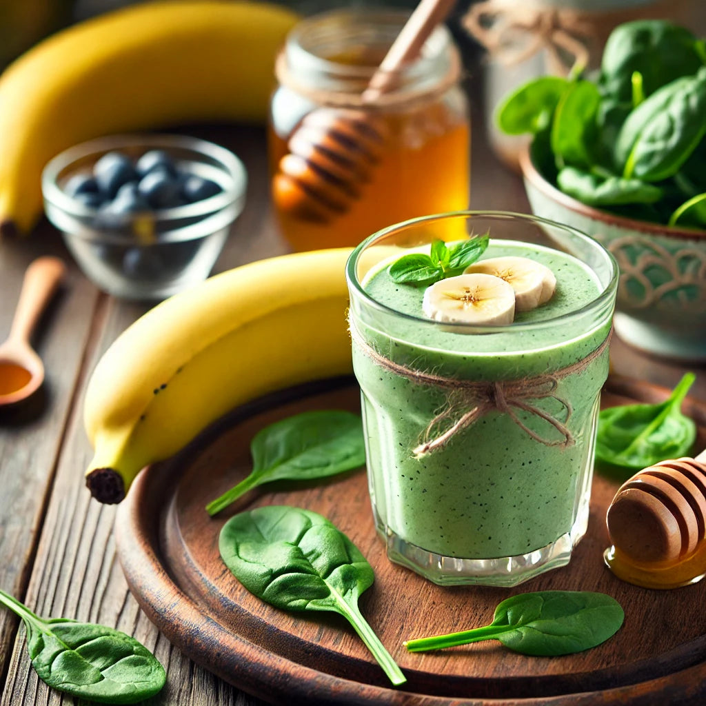 Receita Saudável: Smoothie de Banana e Espinafre para Crianças