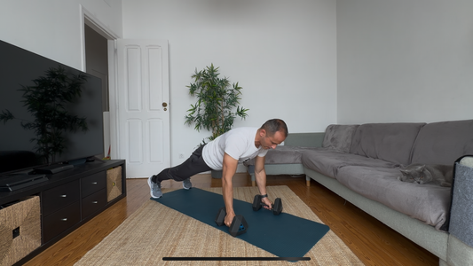 Treino 134: Circuito 6 exercícios com halteres