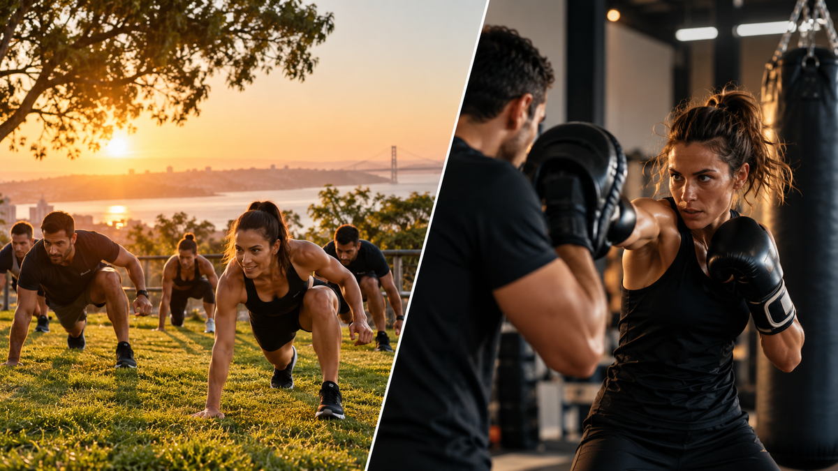 Treino Outdoor Miraflores e Boxe Queijas — ESPECTRO