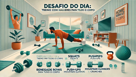 Desafio do Dia: Treino com Halteres para Todo o Corpo