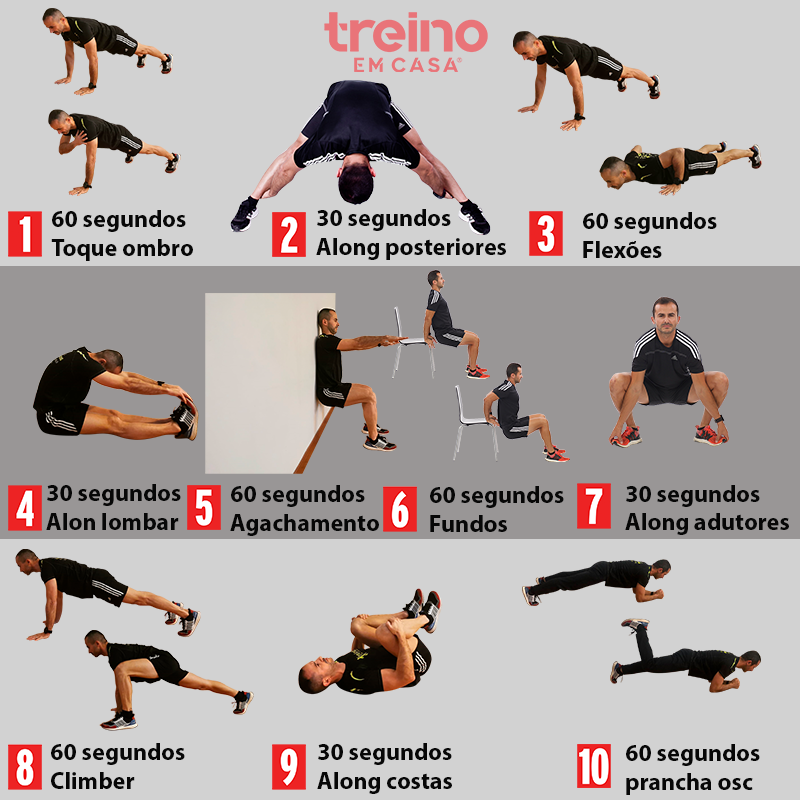 Os 10 Melhores Exercícios para Fortalecer as Pernas em Casa – Treino em ...