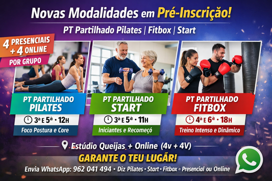 Novas Modalidades em Pré-Inscrição