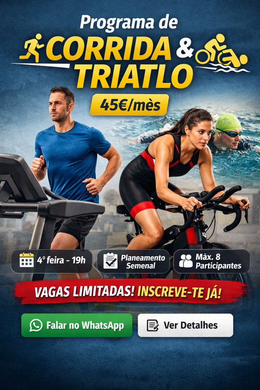 Personal Training Partilhado Corrida e Triatlo